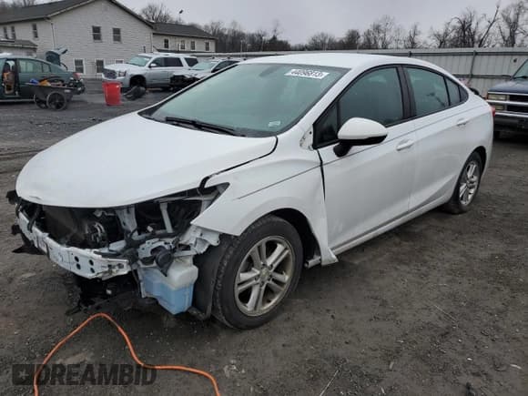 ✅ 2017 Chevrolet Cruze LS • VIN: 1G1BC5SM0H7256826 • Lot: 44096813. Listed on Copart with 89,992 mi. Free auction sales archive from the USA and detailed vehicle history report at DreamBid. Image 1.