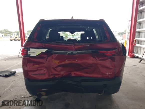 2023 Chevrolet Traverse RS z VIN 1GNERJKWXPJ275888, wystawiony jako IAAI lot #41418686 z przebiegiem 14 578 mil mil oraz . Historia ofert i sprzedaży dostępna na DreamBid. Obrazek 16.