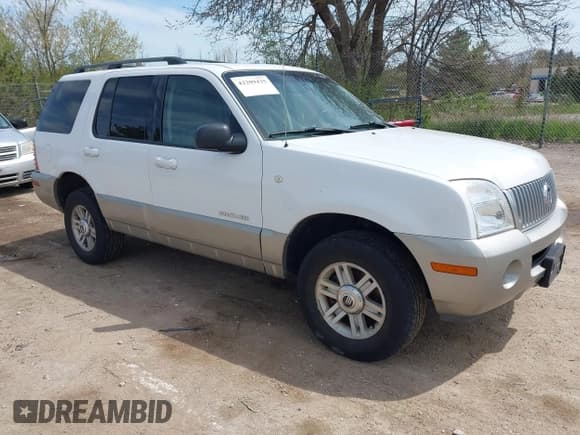 ✅ 2002 Mercury Mountaineer • VIN: 4M2ZU86W32ZJ21765 • Лот: 42209425. Опубликован ранее на IAAI с пробегом 135 090 миль. Бесплатный доступ к архиву аукционных продаж из США и подробный отчёт об истории автомобиля на DreamBid. Изображение 1.