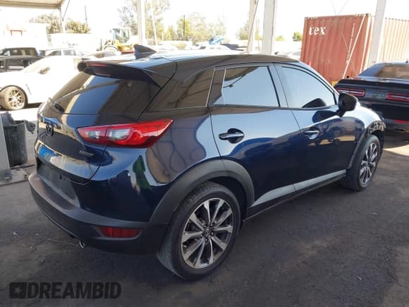 ✅ 2019 Mazda CX-3 Touring • VIN: JM1DKDC73K1436916 • Lot: 43268930. Listed on IAAI with 125,971 mi. Free auction sales archive from the USA and detailed vehicle history report at DreamBid. Image 4.