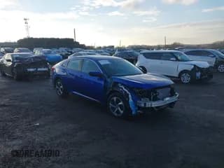 ✅ 2020 Honda Civic LX • VIN: 2HGFC2F61LH502994 • Lot: 43754464. Listed on IAAI with 7,283 mi. Free auction sales archive from the USA and detailed vehicle history report at DreamBid. Image 1.