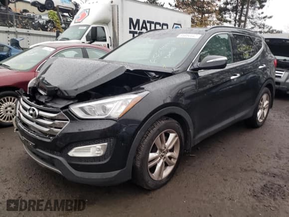 ✅ 2015 Hyundai Santa Fe • VIN: 5XYZWDLA0FG239150 • Лот: 65664442. Опубликован ранее на Copart с пробегом 107 911 миль. Бесплатный доступ к архиву аукционных продаж из США и подробный отчёт об истории автомобиля на DreamBid. Изображение 2.