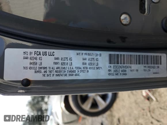 ✅ 2019 Dodge Challenger SXT • VIN: 2C3CDZAG7KH534746 • Lot: 44222874. Wystawiony na Copart z przebiegiem 50 411 mil. Bezpłatny archiwum sprzedaży aukcyjnych z USA i szczegółowy raport historii pojazdu na DreamBid. Zdjęcie 12.