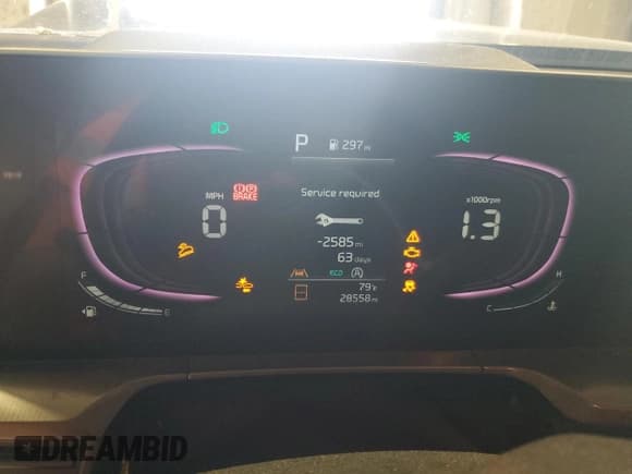 ✅ 2024 Kia Telluride LX • VIN: 5XYP2DGC3RG456761 • Lot: 67791085. Listed on Copart with 28,558 mi. Free auction sales archive from the USA and detailed vehicle history report at DreamBid. Image 9.