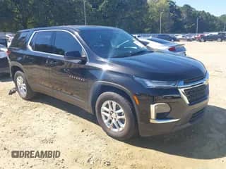 2023 Chevrolet Traverse LS with VIN 1GNERFKW5PJ136412, listed as a IAAI auction lot 43341271 with 55,941 mi miles and . Bid and sale history available at DreamBid. Image 1.