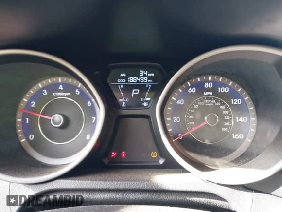 2013 Hyundai Elantra GS with VIN KMHDH6AE6DU014907, listed as a IAAI auction lot 42324748 with 188,499 mi miles and . Bid and sale history available at DreamBid. Image 7.