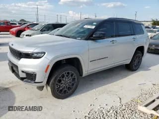 ✅ 2023 Jeep Grand Cherokee Summit • VIN: 1C4RJKEG6P8776974 • Lot: 67071365. Listed on Copart with 37,810 mi. Free auction sales archive from the USA and detailed vehicle history report at DreamBid. Image 1.