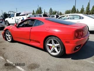✅ 2003 Ferrari 360 • VIN: ZFFYU51A930134054 • Лот: 69343224. Опубликован ранее на Copart с пробегом Не указан. Бесплатный доступ к архиву аукционных продаж из США и подробный отчёт об истории автомобиля на DreamBid. Изображение 2.