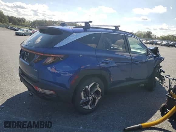 2023 Hyundai Tucson SEL with VIN 5NMJFCAE5PH166331, listed as a Copart auction lot 84397595 with 29,577 mi miles and Salvage title. Bid and sale history available at DreamBid. Image 3.