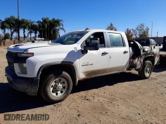 2022 Chevrolet Silverado 3500HD Work Truck с VIN 1GC4YSE71NF185739, выставлен на аукционе Copart как лот 82388624 с пробегом 16 764 миль миль и Списание • Salvage title. История ставок и продаж доступна на DreamBid. Изображение 1.
