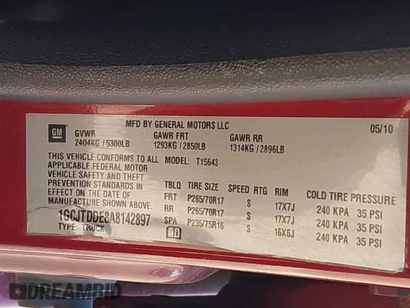 2010 Chevrolet Colorado 2LT с VIN 1GCJTDDE8A8142897, выставлен на аукционе IAAI как лот 43558609 с пробегом 190 873 миль миль и . История ставок и продаж доступна на DreamBid. Изображение 17.