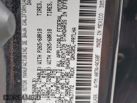 ✅ 2023 Toyota Tacoma Limited • VIN: 3TMGZ5ANXPM637772 • Лот: 63262695. Опубликован ранее на Copart с пробегом 18 352 миль. Бесплатный доступ к архиву аукционных продаж из США и подробный отчёт об истории автомобиля на DreamBid. Изображение 12.