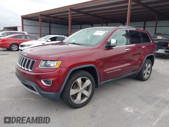 ✅ 2016 Jeep Grand Cherokee Limited • VIN: 1C4RJEBGXGC464336 • Lot: 43811250. Listed on IAAI with 108,565 mi. Free auction sales archive from the USA and detailed vehicle history report at DreamBid. Image 2.