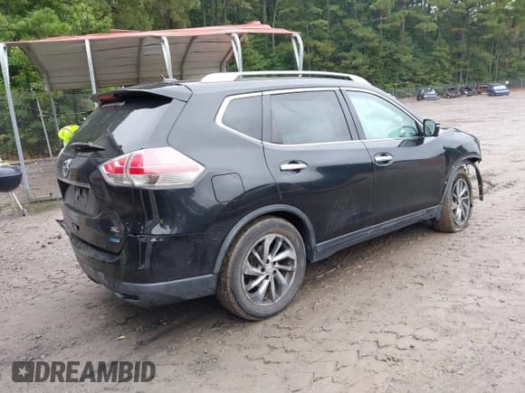 ✅ 2014 Nissan Rogue SL • VIN: 5N1AT2MT0EC824769 • Lot: 43179816. Listed on IAAI with 177,260 mi. Free auction sales archive from the USA and detailed vehicle history report at DreamBid. Image 4.
