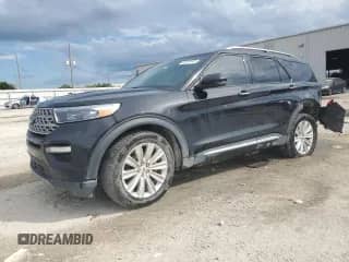 2022 Ford Explorer Limited z VIN 1FMSK7FH1NGA44124, wystawiony jako Copart lot #83870445 z przebiegiem 145 647 mil mil oraz Szkoda całkowita • Salvage title. Historia ofert i sprzedaży dostępna na DreamBid. Obrazek 1.