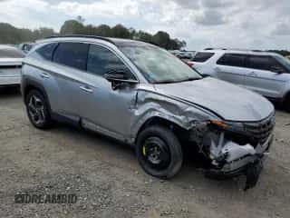 2022 Hyundai Tucson Limited with VIN 5NMJECAE8NH024975, listed as a Copart auction lot 70023945 with 44,708 mi miles and Salvage title. Bid and sale history available at DreamBid. Image 4.