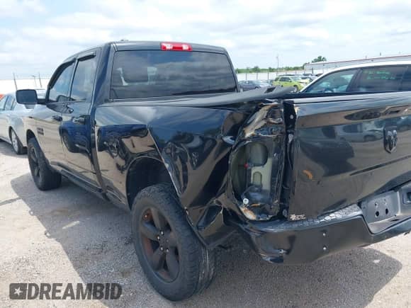 2019 Ram 1500 Tradesman with VIN 1C6RR7FG7KS544052, listed as a IAAI auction lot 42756574 with 93,382 mi miles and . Bid and sale history available at DreamBid. Image 3.