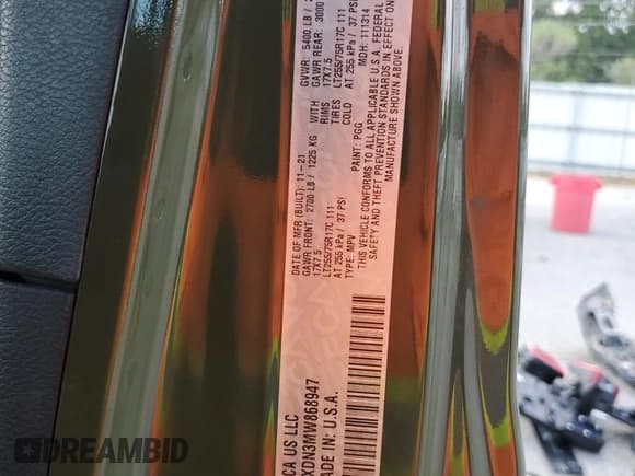 ✅ 2021 Jeep Wrangler Unlimited Willys • VIN: 1C4HJXDN3MW868947 • Lot: 80447825. Listed on Copart with 41,226 mi. Free auction sales archive from the USA and detailed vehicle history report at DreamBid. Image 14.