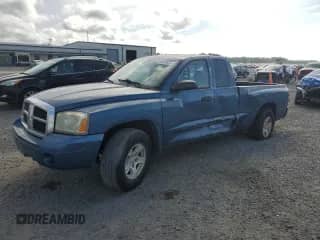 2006 Dodge Dakota SLT with VIN 1D7HE42K46S706479, listed as a Copart auction lot 64039925 with 174,414 mi miles and Salvage title. Bid and sale history available at DreamBid. Image 1.