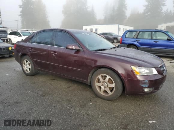 ✅ 2006 Hyundai Sonata GLS • VIN: 5NPEU46F96H121697 • Lot: 85418955. Listed on Copart with 166,631 mi. Free auction sales archive from the USA and detailed vehicle history report at DreamBid. Image 4.