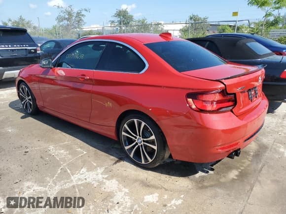 ✅ 2020 BMW 2 Series 230i xDrive • VIN: WBA2J3C06L7F02008 • Lot: 51309933. Listed on Copart with 14,638 mi. Free auction sales archive from the USA and detailed vehicle history report at DreamBid. Image 2.
