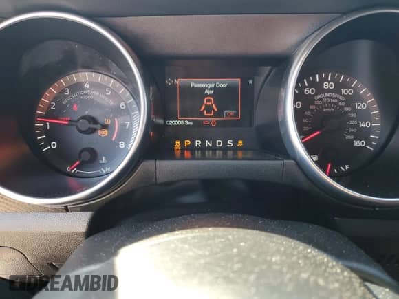 2023 Ford Mustang EcoBoost with VIN 1FA6P8TH0P5101855, listed as a Copart auction lot 81621795 with 20,005 mi miles and Salvage title. Bid and sale history available at DreamBid. Image 9.