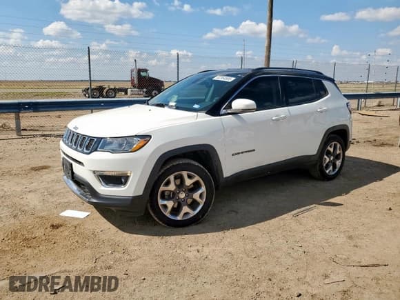 ✅ 2019 Jeep Compass Limited • VIN: 3C4NJDCB9KT650037 • Лот: 82364895. Опубликован ранее на Copart с пробегом 95 895 миль. Бесплатный доступ к архиву аукционных продаж из США и подробный отчёт об истории автомобиля на DreamBid. Изображение 1.