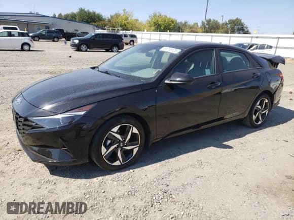 2023 Hyundai Elantra SEL with VIN KMHLS4AG0PU624048, listed as a Copart auction lot 81718125 with 49,631 mi miles and Salvage title. Bid and sale history available at DreamBid. Image 1.