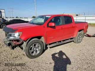 2018 Chevrolet Colorado 4WD Z71 z VIN 1GCGTDENXJ1129389, wystawiony jako Copart lot #70295945 z przebiegiem 105 029 mil mil oraz Szkoda całkowita • Salvage title. Historia ofert i sprzedaży dostępna na DreamBid. Obrazek 1.