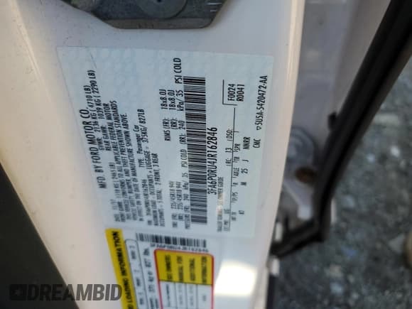 ✅ 2018 Ford Fusion Titanium • VIN: 3FA6P0RU4JR162846 • Лот: 85143595. Опубликован ранее на Copart с пробегом 209 868 миль. Бесплатный доступ к архиву аукционных продаж из США и подробный отчёт об истории автомобиля на DreamBid. Изображение 12.