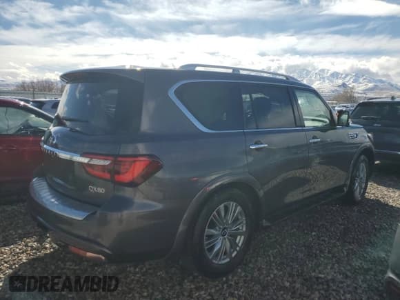 ✅ 2024 Infiniti QX80 Luxe • VIN: JN8AZ2AE0R9329052 • Lot: 48464335. Wystawiony na Copart z przebiegiem 22 804 mil. Bezpłatny archiwum sprzedaży aukcyjnych z USA i szczegółowy raport historii pojazdu na DreamBid. Zdjęcie 3.