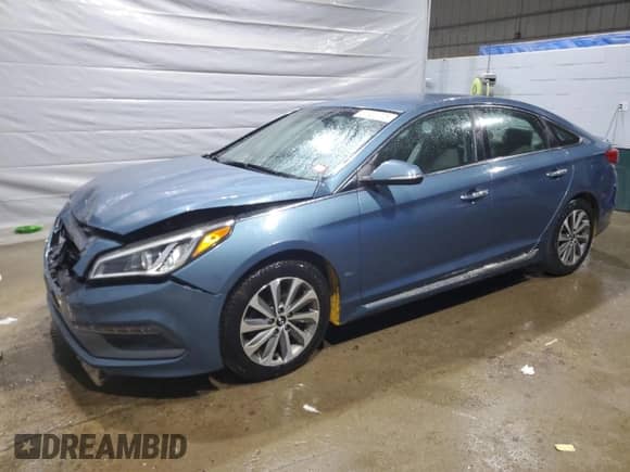 2015 Hyundai Sonata Sport с VIN 5NPE34AF9FH086217, выставлен на аукционе Copart как лот 61903775 с пробегом 92 994 миль миль и Списание • Salvage title. История ставок и продаж доступна на DreamBid. Изображение 1.