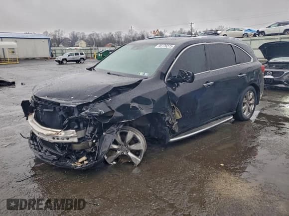 ✅ 2016 Acura MDX Advance • VIN: 5FRYD4H93GB028449 • Lot: 95176275. Listed on Copart with Not provided. Free auction sales archive from the USA and detailed vehicle history report at DreamBid. Image 1.
