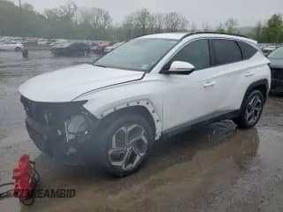 2022 Hyundai Tucson SEL with VIN 5NMJCCAE3NH032701, listed as a Copart auction lot 56317135 with 77,086 mi miles and Salvage title. Bid and sale history available at DreamBid. Image 1.