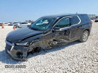 2023 Chevrolet Traverse LS with VIN 1GNERFKW5PJ124051, listed as a Copart auction lot 68032005 with 44,251 mi miles and Salvage title. Bid and sale history available at DreamBid. Image 1.