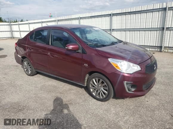 ✅ 2020 Mitsubishi Mirage SE • VIN: ML32F4FJ5LHF06904 • Lot: 81975735. Listed on Copart with 72,207 mi. Free auction sales archive from the USA and detailed vehicle history report at DreamBid. Image 4.