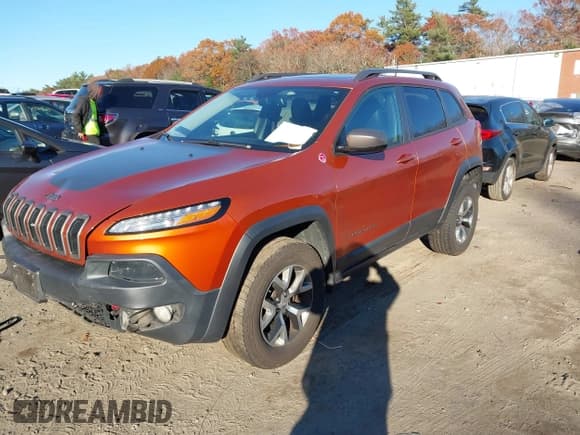 ✅ 2016 Jeep Cherokee Trailhawk • VIN: 1C4PJMBS5GW123544 • Lot: 43752659. Listed on IAAI with Not provided. Free auction sales archive from the USA and detailed vehicle history report at DreamBid. Image 18.