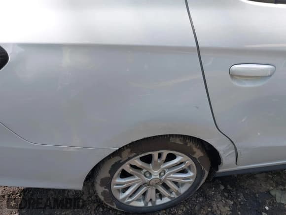 ✅ 2023 Mitsubishi Mirage SE • VIN: ML32FVFJ3PHF00899 • Lot: 42106066. Listed on IAAI with 35,720 mi. Free auction sales archive from the USA and detailed vehicle history report at DreamBid. Image 6.