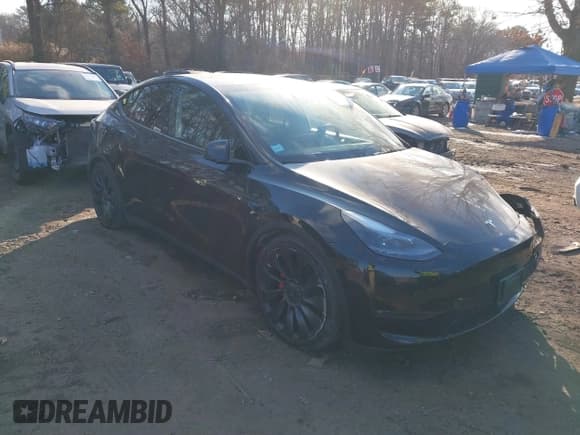 ✅ 2023 Tesla Model Y Performance • VIN: 7SAYGDEF9PF921411 • Лот: 41441726. Опубликован ранее на IAAI с пробегом 64 575 миль. Бесплатный доступ к архиву аукционных продаж из США и подробный отчёт об истории автомобиля на DreamBid. Изображение 1.