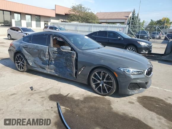 ✅ 2021 BMW 8 Series M850i • VIN: WBAGV8C04MCF78813 • Lot: 68984614. Listed on Copart with Not provided. Free auction sales archive from the USA and detailed vehicle history report at DreamBid. Image 4.