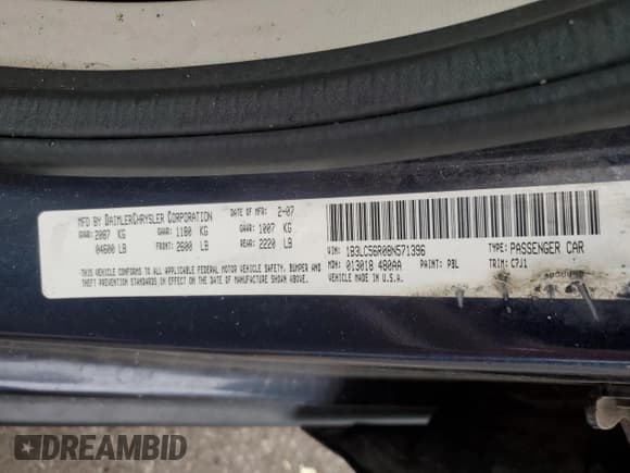 ✅ 2008 Dodge Avenger SXT • VIN: 1B3LC56R08N571396 • Лот: 73374244. Опубликован ранее на Copart с пробегом 102 368 миль. Бесплатный доступ к архиву аукционных продаж из США и подробный отчёт об истории автомобиля на DreamBid. Изображение 14.