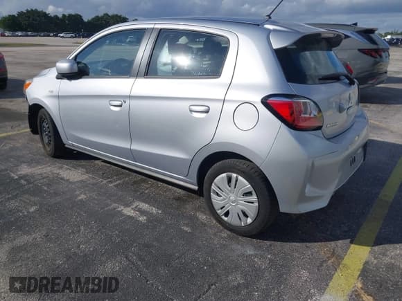 ✅ 2024 Mitsubishi Mirage ES • VIN: ML32AUHJ1RH020480 • Lot: 43813042. Wystawiony na IAAI z przebiegiem 16 335 mil. Bezpłatny archiwum sprzedaży aukcyjnych z USA i szczegółowy raport historii pojazdu na DreamBid. Zdjęcie 3.