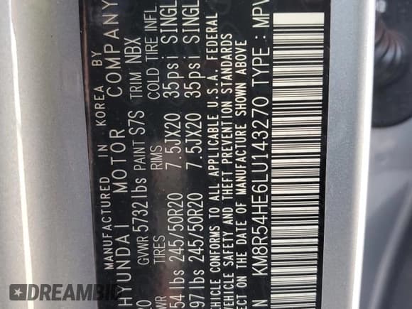 ✅ 2020 Hyundai Palisade Limited • VIN: KM8R54HE6LU143270 • Лот: 82380854. Опубликован ранее на Copart с пробегом 83 993 миль. Бесплатный доступ к архиву аукционных продаж из США и подробный отчёт об истории автомобиля на DreamBid. Изображение 16.