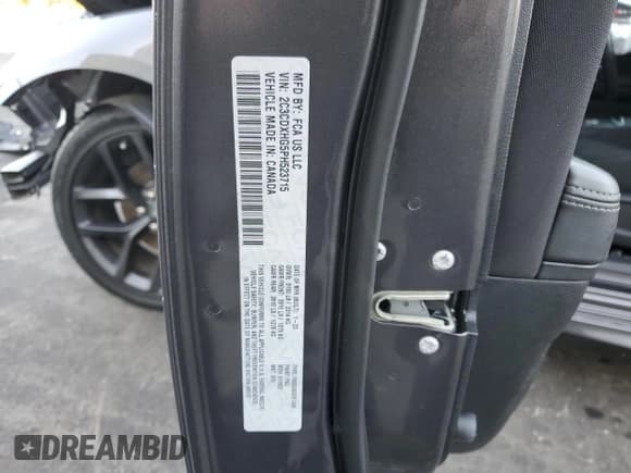 ✅ 2023 Dodge Charger GT • VIN: 2C3CDXHG5PH523715 • Лот: 90533585. Опубликован ранее на Copart с пробегом 30 243 миль. Бесплатный доступ к архиву аукционных продаж из США и подробный отчёт об истории автомобиля на DreamBid. Изображение 12.