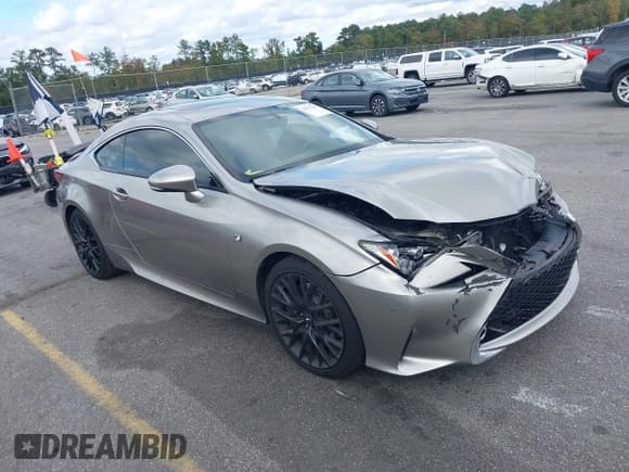 ✅ 2015 Lexus RC 350 F Sport • VIN: JTHHE5BC9F5010416 • Lot: 43575213. Wystawiony na IAAI z przebiegiem 155 758 mil. Bezpłatny archiwum sprzedaży aukcyjnych z USA i szczegółowy raport historii pojazdu na DreamBid. Zdjęcie 1.