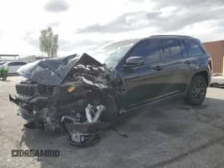 2025 Jeep Grand Cherokee Laredo with VIN 1C4RJHAG0SC275562, listed as a Copart auction lot 56837415 with Not provided miles and Clean title. Bid and sale history available at DreamBid. Image 1.