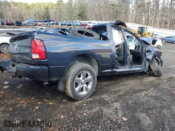 2019 Ram 1500 Express with VIN 1C6RR7FG2KS632409, listed as a Copart auction lot 82521654 with Not provided miles and Salvage title. Bid and sale history available at DreamBid. Image 3.