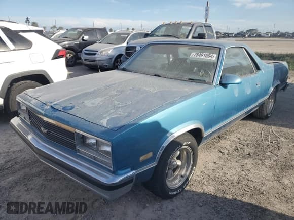 ✅ 1987 Chevrolet El Camino • VIN: 3GCCW80Z9HS905561 • Лот: 75401604. Опубликован ранее на Copart с пробегом 32 958 миль. Бесплатный доступ к архиву аукционных продаж из США и подробный отчёт об истории автомобиля на DreamBid. Изображение 1.