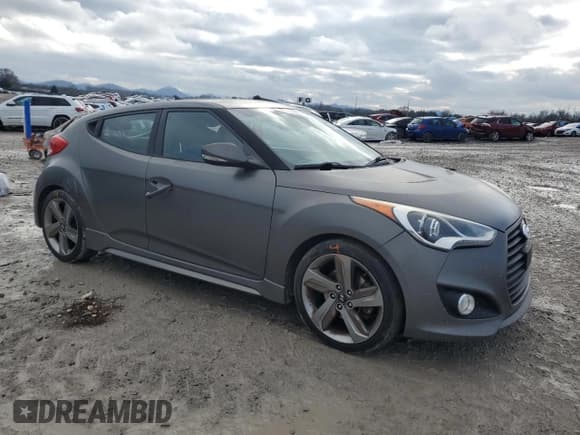 ✅ 2014 Hyundai Veloster Turbo • VIN: KMHTC6AE5EU182601 • Lot: 85443464. Wystawiony na Copart z przebiegiem 106 941 mil. Bezpłatny archiwum sprzedaży aukcyjnych z USA i szczegółowy raport historii pojazdu na DreamBid. Zdjęcie 4.