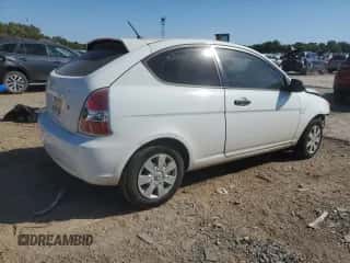 2007 Hyundai Accent GS with VIN KMHCM36C47U050340, listed as a Copart auction lot 71857074 with Not provided miles and Salvage title. Bid and sale history available at DreamBid. Image 3.